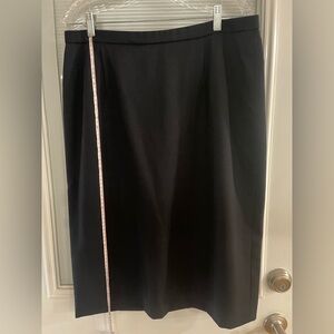 Pendleton Classic Black Midi Skirt